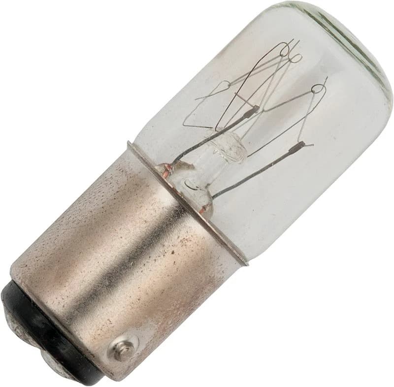 Schiefer BA15d Gloeilamp | 6 - 10W 110V/140V 90mA 2500K | 16x45mm | 10 stuks