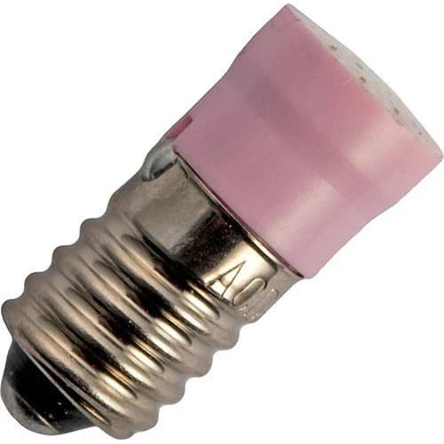 Schiefer E10 LED Lamp | 0.43W 6V 18mA Rood | 10x28mm | 10 stuks thumbnail 2