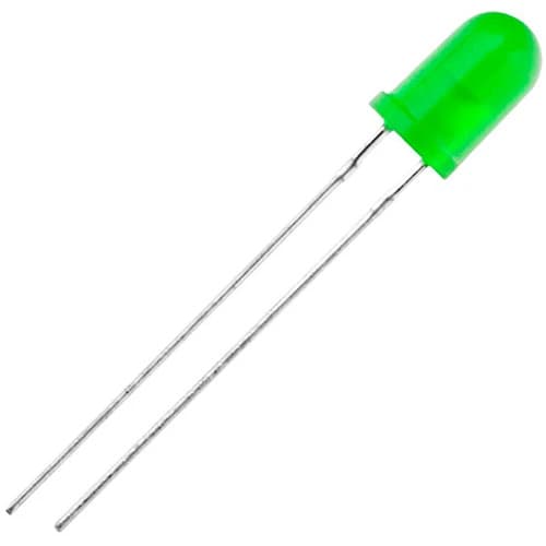 Schiefer LED Diode | Single Led 1.7V 20mA DC Diffuus Groen 30K uur