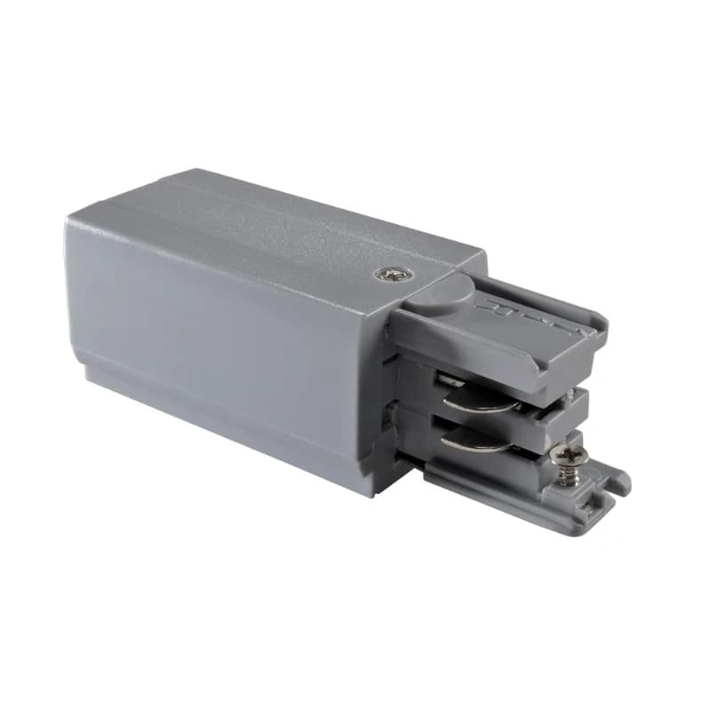 Powergear Onderdeel | 3-fasen rails Connector Rechts Grijs | PRO-0431R-S