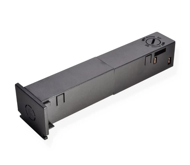 Powergear Onderdeel | 48V Track Live End Connector Right Black | PRO-N131R-B