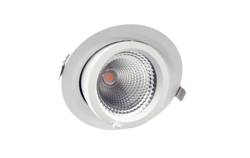 MacBright LED BananenspotØ111mm | 9W 3000K 1081Lm | IP40 | Tecno-LED Com