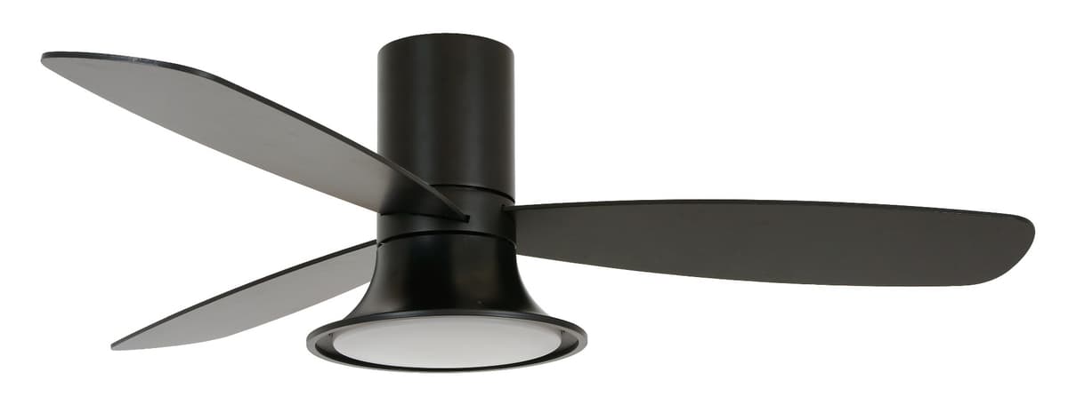 Beacon Lucci Air Flusso Indoor Plafondventilator 132CM Zwart (Incl. Verlichting) 210662