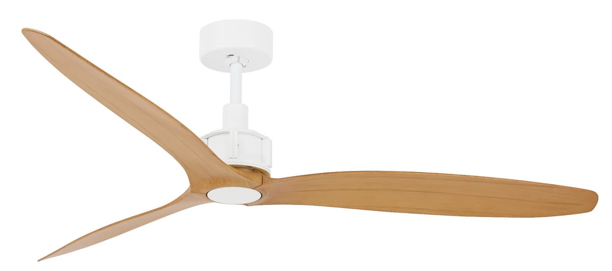 Beacon Lucci Air Viceroy Indoor Plafondventilator 132CM Wit Met Teak Bladen