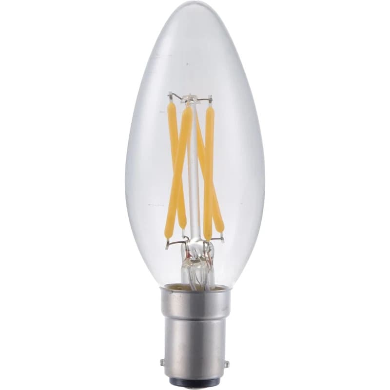 SPL BA15d LED Kaarslamp | 4W 2500K 220V/240V 925 | 360° Dimbaar