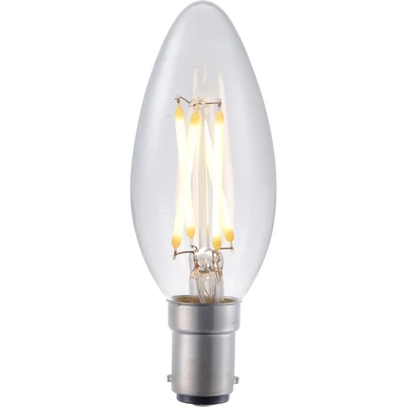 SPL BA15d LED Kaarslamp | 4W 2500K 220V/240V 925 | 360° Dimbaar thumbnail 2