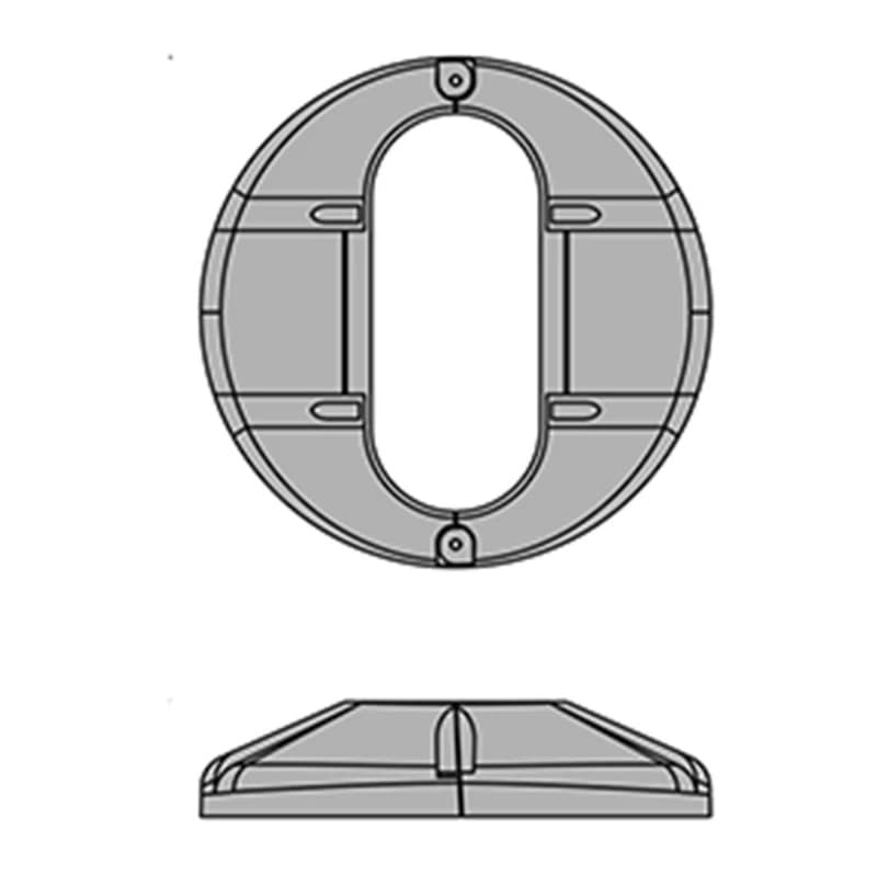 Performance in Lighting | AMON AFDEKKING TBV FLENSPLAAT ANTRACIET-Afdekking flensplaat AMON | 310921