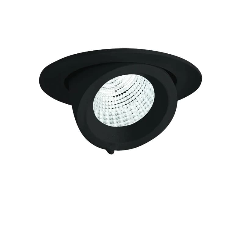 Performance in Lighting LED InbouwspotØ100mm | 14W 4000K 1520lm 840 | IP20 DALI Dimbaar Zwart