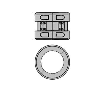 Performance in Lighting | SYSTEMPARK MASTKIT A0479/96-D90 KIT-Glijdende basis uit gelakt alumniu | 14099696