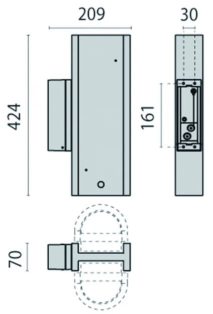 Performance in Lighting Onderdeel | NIKKO+BEUGEL 45 GRIJS-Wandsteun 45 | 000441