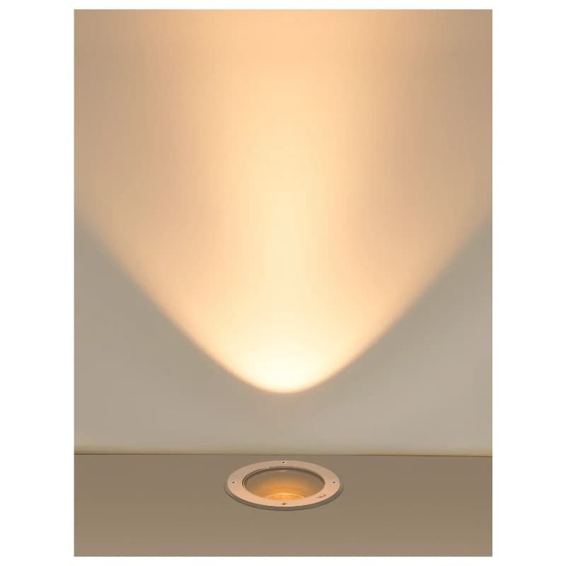 SLV LED GrondspotØ200mm | 19W 3000K 1950lm 830  DALI Dimbaar IP65 | DASAR