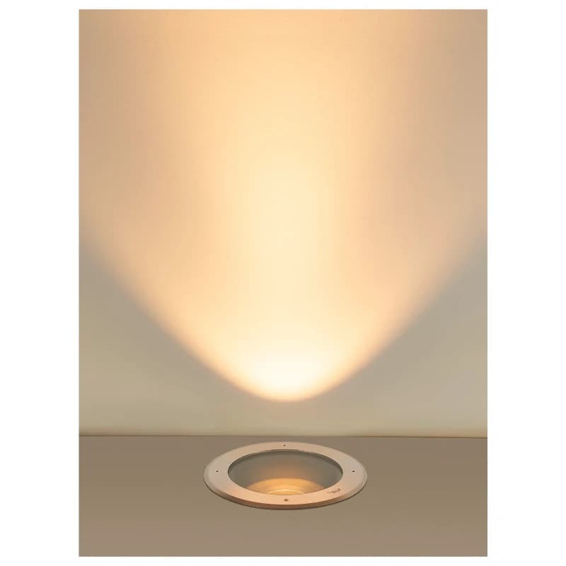 SLV LED GrondspotØ270mm | 27W 3000K 2790lm 830  DALI Dimbaar IP65 | DASAR