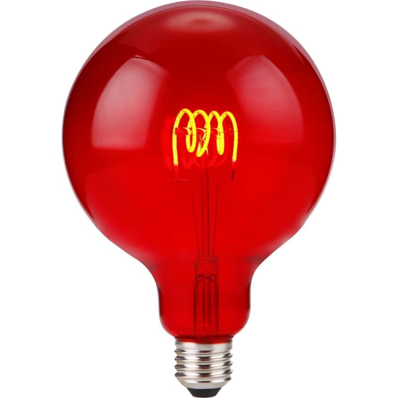 SPL E27 LED Globelamp | 4W Rood 220V/240V 410 | 360° Dimbaar thumbnail 2