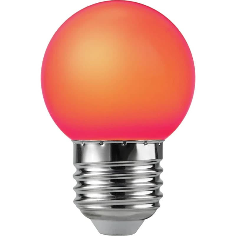 SPL E27 LED Kogellamp | 1W Rood 220V/240V | 320° thumbnail 2