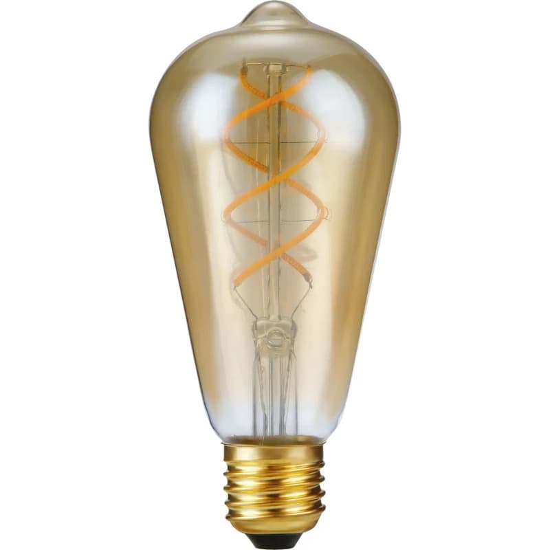 SPL E27 LED Edison Lamp | 5W Goud 2200K 220V/240V 822 | 360° Ø64mm Dimbaar