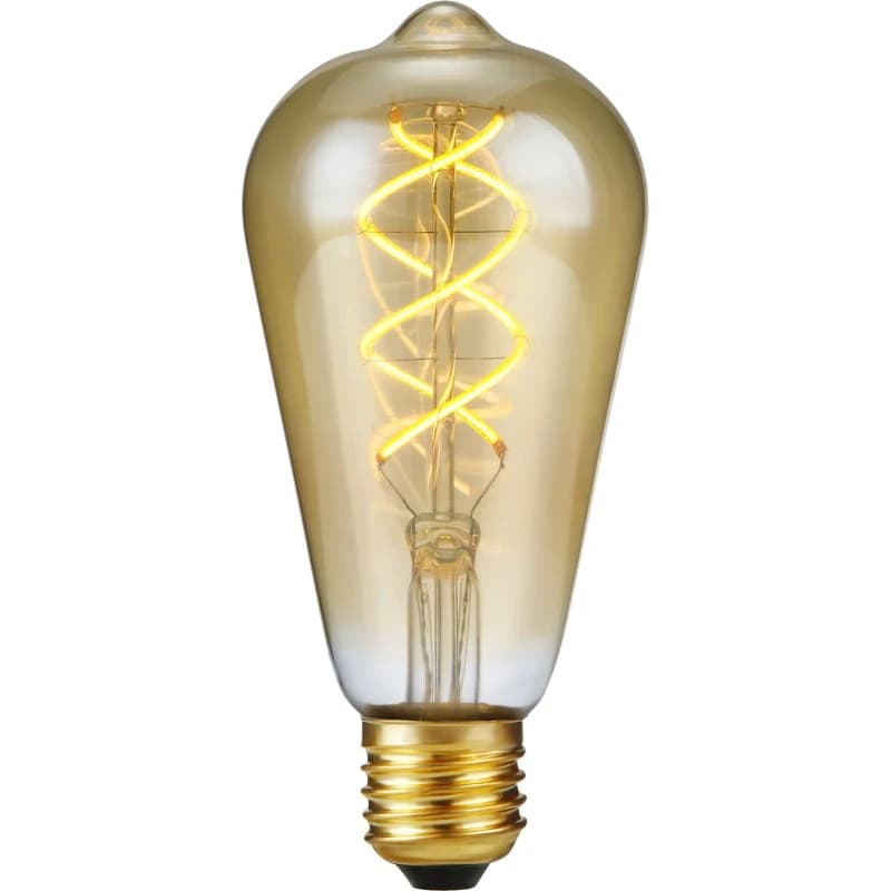 SPL E27 LED Edison Lamp | 5W Goud 2200K 220V/240V 822 | 360° Ø64mm Dimbaar thumbnail 2