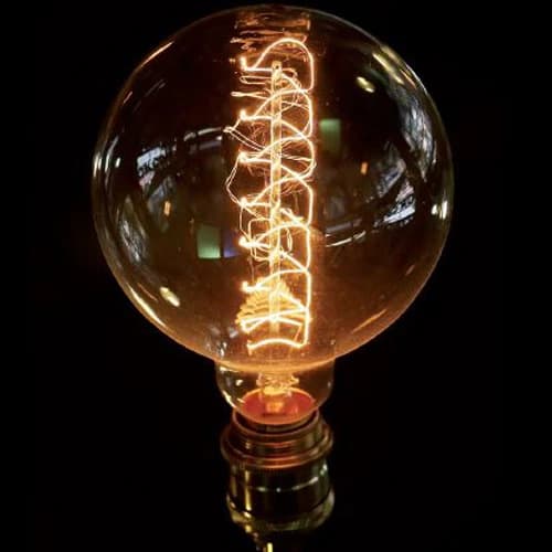 Schiefer E27 Globe Gloeilamp | 40W 2700K 200lm 240VØ125mm | Dimbaar