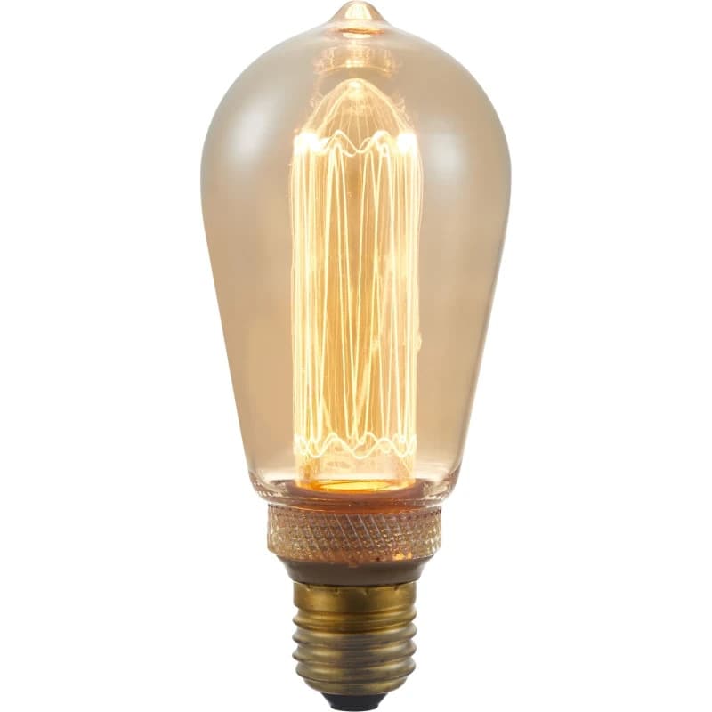 SPL E27 LED Edison Lamp | 3.5W Goud 1800K 220V/240V 818 | 360° Ø64mm Dimbaar thumbnail 2