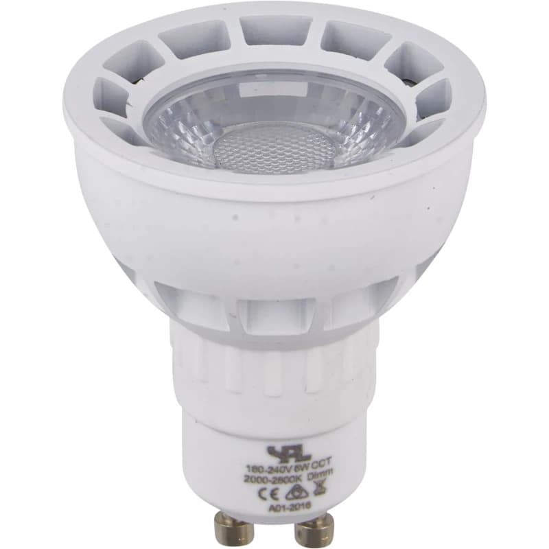 SPL GU10 MR16 LED Spot | 5.5W 2000K/2800K 180V/240V 820/828 | 40° Ø50mm Dimbaar