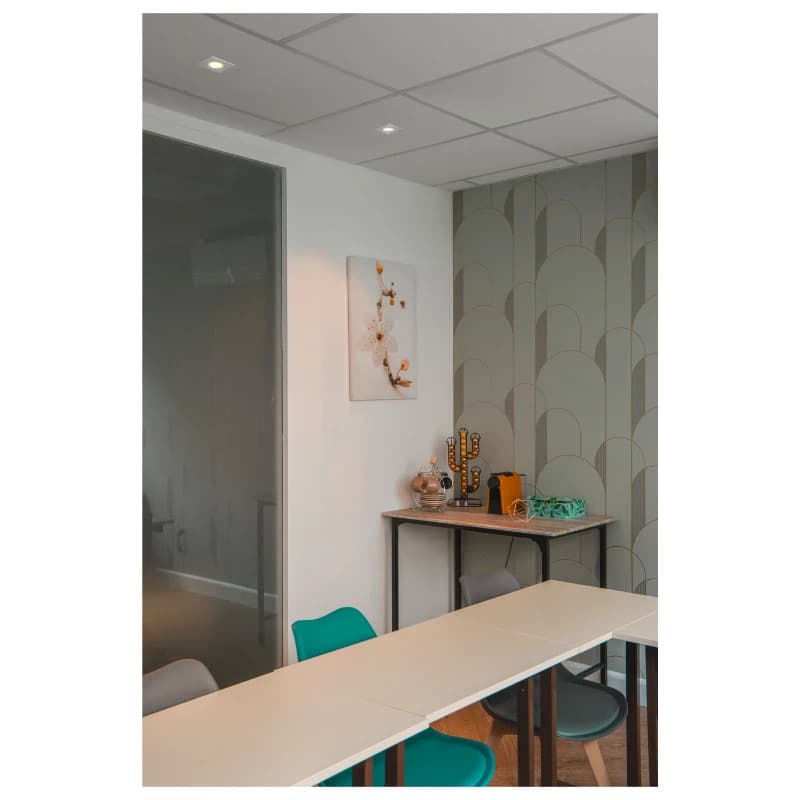 SLV Onderdeel | NEW TRIA® 75 | plafondinbouwring | L: 9 B: 9 H: 2.6 cm | IP20 | wit thumbnail 2