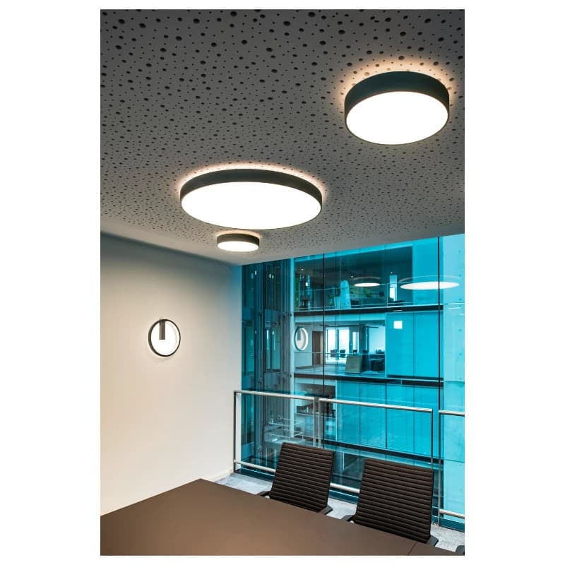 SLV LED Wandlamp | 14W 3000K/4000K 730lm 930/940 | IP20 DALI Dimbaar Zwart | ONE thumbnail 2