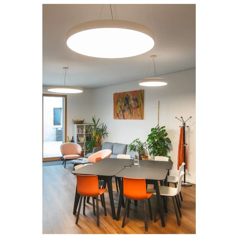 SLV LED Plafondlamp | 75W 3000K/4000K 9400lm 930/940 | IP50 DALI Dimbaar | MEDO thumbnail 2