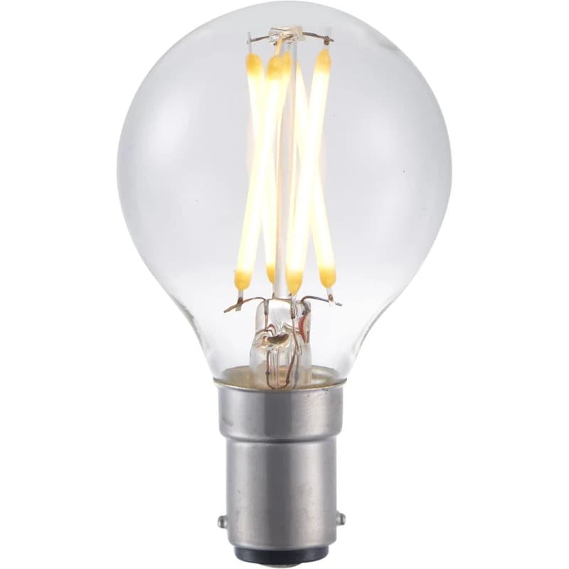 SPL BA15d LED Kogellamp | 4W 2700K 220V/240V 927 | 360° Dimbaar