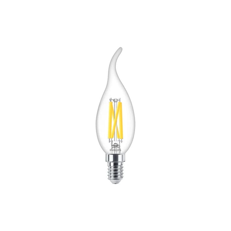 Philips E14 LED Kaarslamp | 3.4W 2200K/2700K 220V/240V 922/927 | 470lm Dimbaar