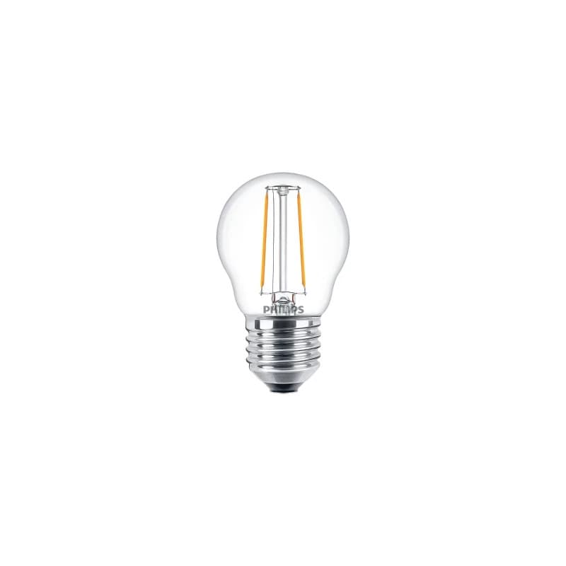 Philips E27 LED Kogellamp | 2W 2700K 220V/240V 827 | 250lm
