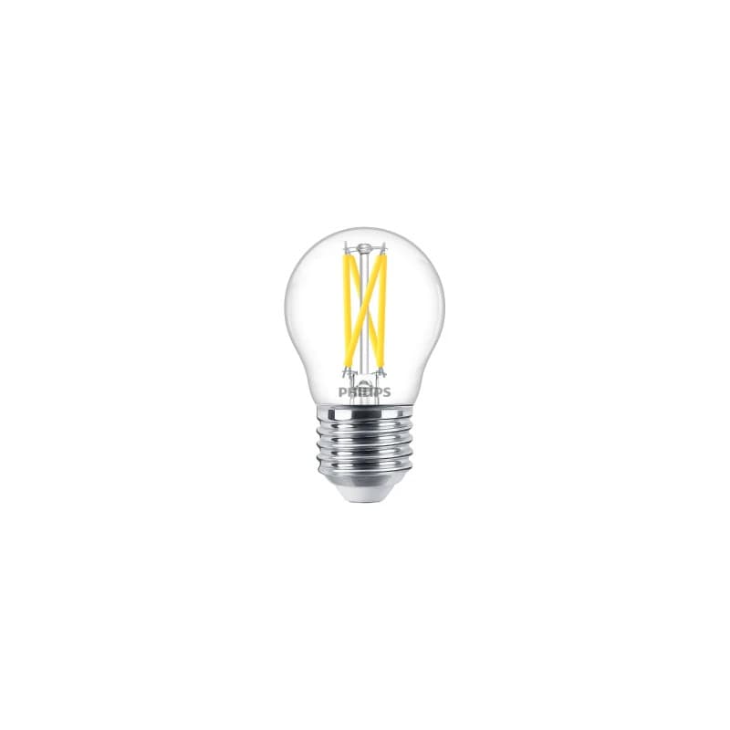 Philips E27 LED Kogellamp | 2.5W 2200K/2700K 220V/240V 922/927 | 340lm Dimbaar