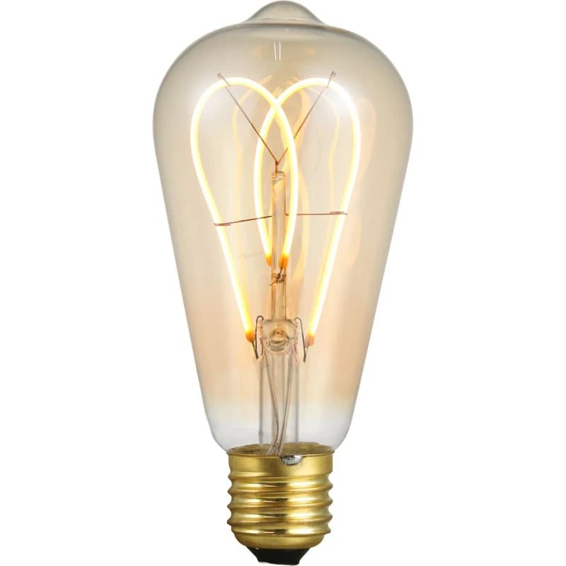 SPL E27 LED Edison Lamp | 5W Goud 2000K 220V/240V 920 | 360° Ø64mm Dimbaar