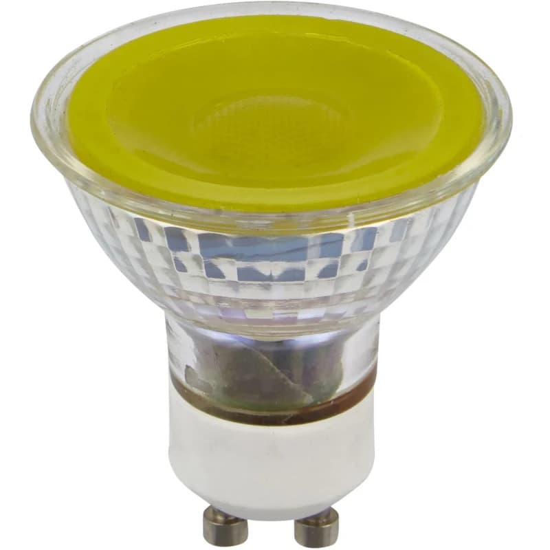 SPL GU10 MR16 LED Spot | 5W Geel 220V/240V | 38° Ø50mm Dimbaar thumbnail 2