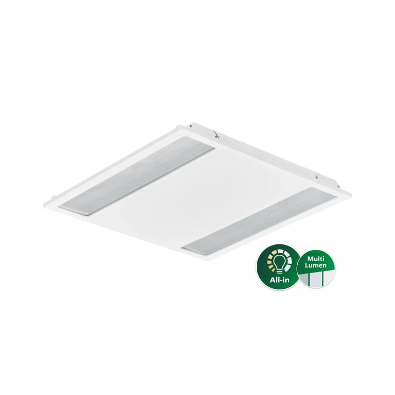 Philips LED Paneel 60X60cm | 31W 3000K 4000Lm 830 | IP20 DALI Dimbaar | CoreLine