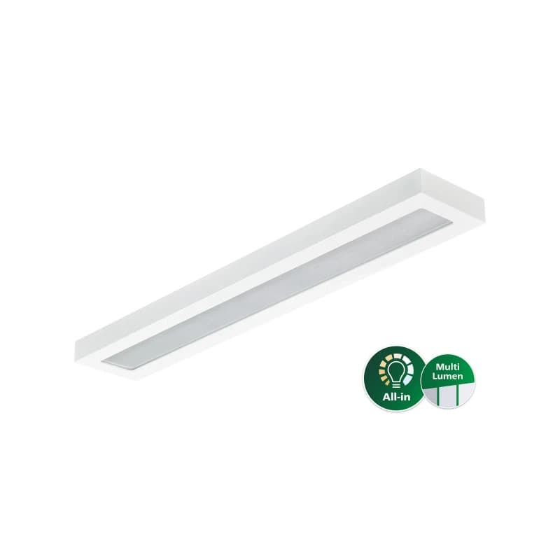 Philips LED Opbouw Armatuur | 31W 4000K 4300Lm 840 | IP20 DALI Dimbaar | CoreLine
