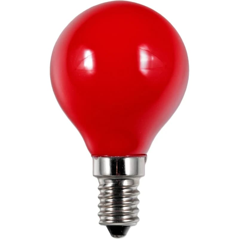 SPL E14 LED Kogellamp | 1W Rood 220V/240V | 360°