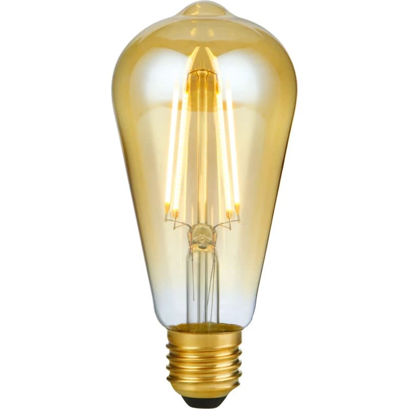 SPL E27 LED Edison Lamp | 8W Goud 2200K 220V/240V 922 | 360° Ø64mm Dimbaar