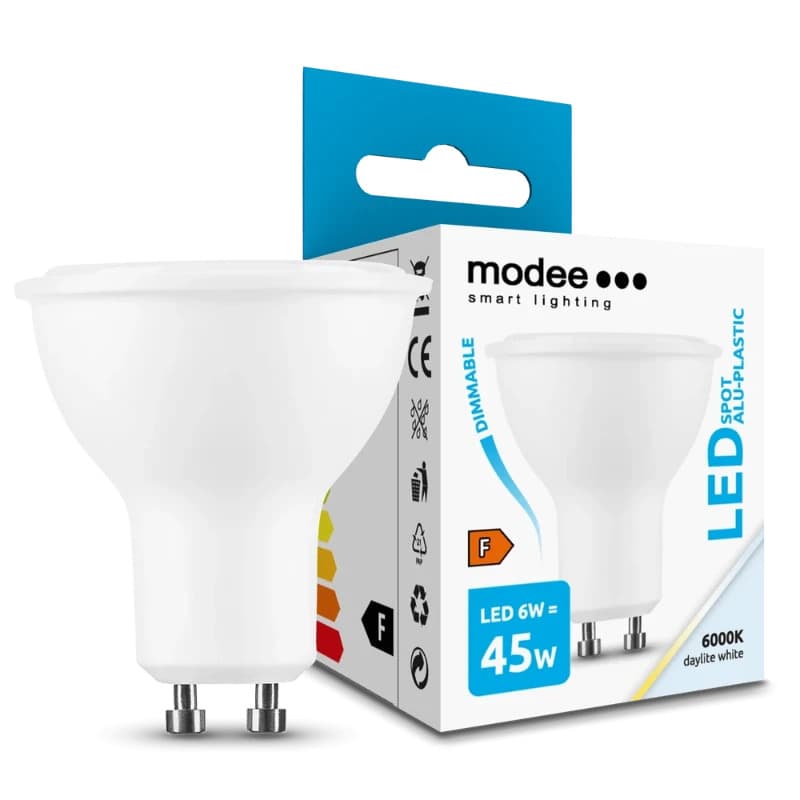 Modee LED Spot GU10 | 6W 6000K 860 550Lm | 110° Dimbaar