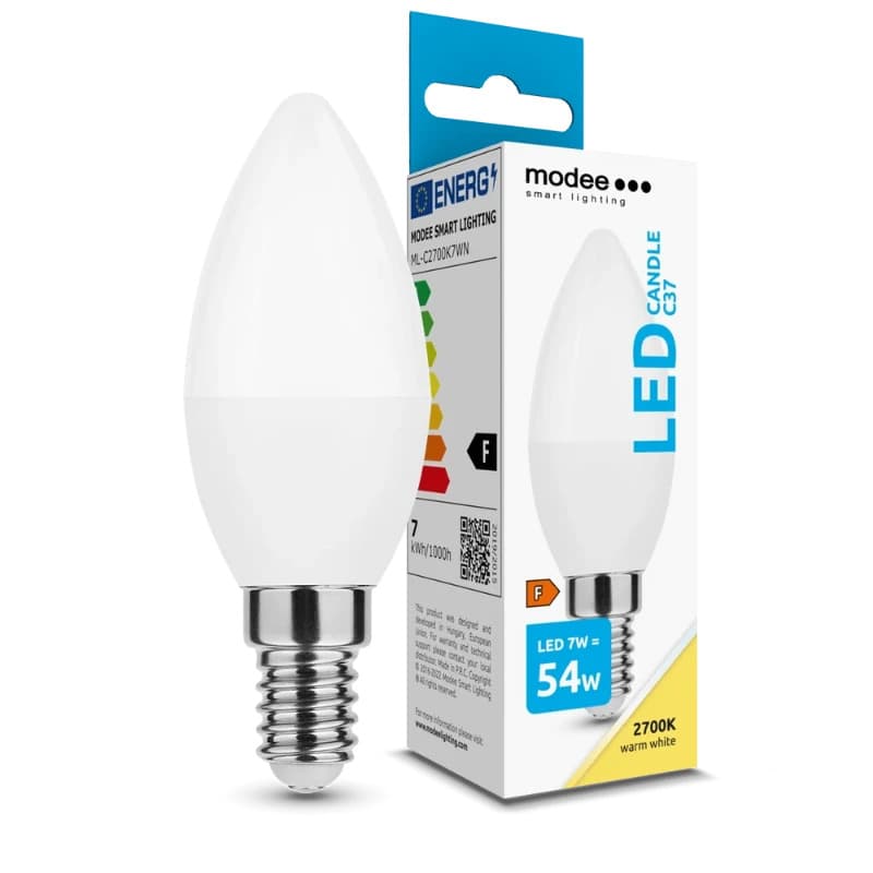 100x Modee LED Kaarslamp E14 | 7W 2700K 827 700Lm | 200° thumbnail 2
