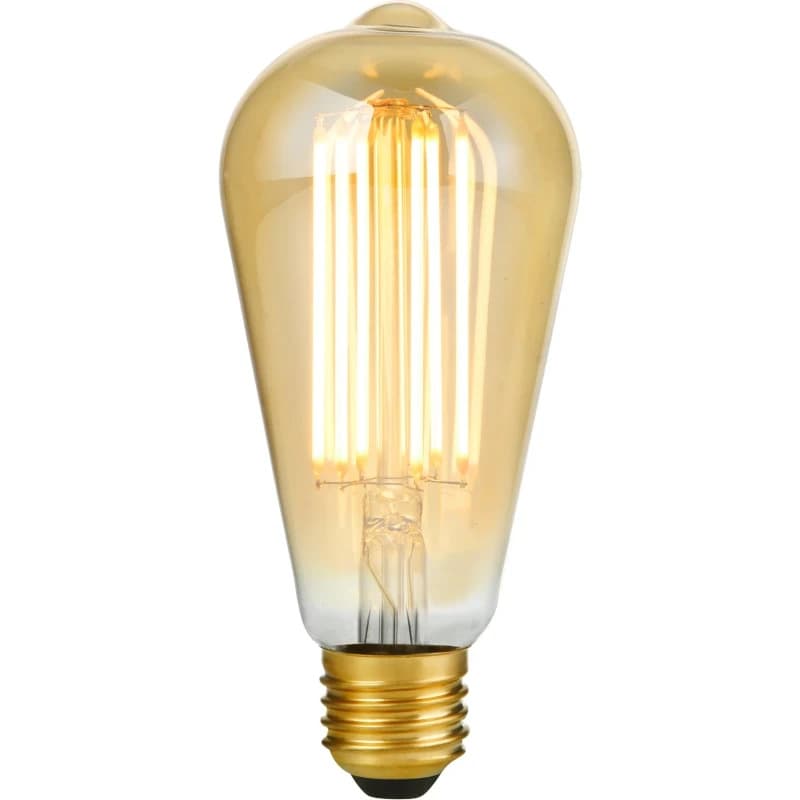 SPL E27 LED Edison Lamp | 6.5W Goud 2200K 220V/240V 922 | 360° Ø64mm Dimbaar thumbnail 2