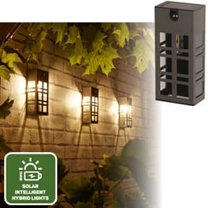 Luxform | Solar Intelligente Hybride wandlamp Oregon met bewegingsmelder thumbnail 2