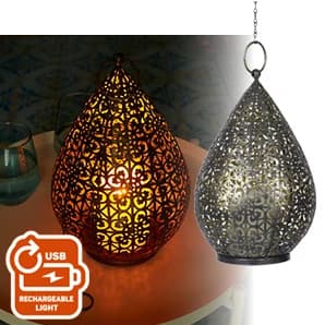 Luxform | Batterij/USB tafel/hanglamp Palmyra thumbnail 2