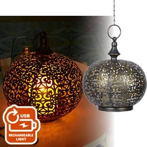 Luxform | Batterij/USB tafel/hanglamp Tarsus thumbnail 2