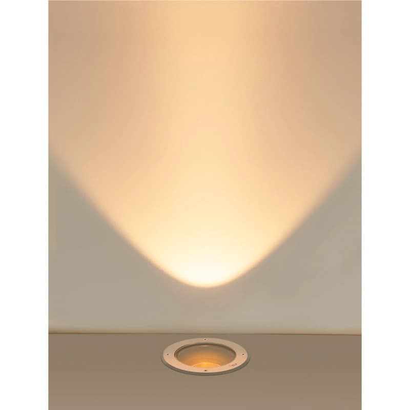 SLV LED GrondspotØ200mm | 19W 3000K 1950lm 830 DALI Dimbaar IP65 | DASAR thumbnail 2