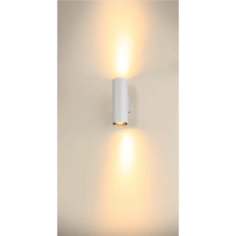 SLV LED Wandlamp | 2X GU10 Max 10W  | IP20 Dimbaar Wit | ASTO