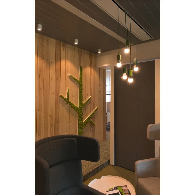 SLV LED Plafondlamp | 1X GU10 Max 10W  | IP20 Dimbaar Wit | TRILEDO