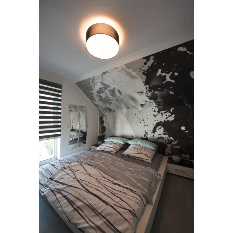 SLV LED Plafondlamp | 3X E27 Max 23W  | IP20 Dimbaar Zwart | TENORA thumbnail 2