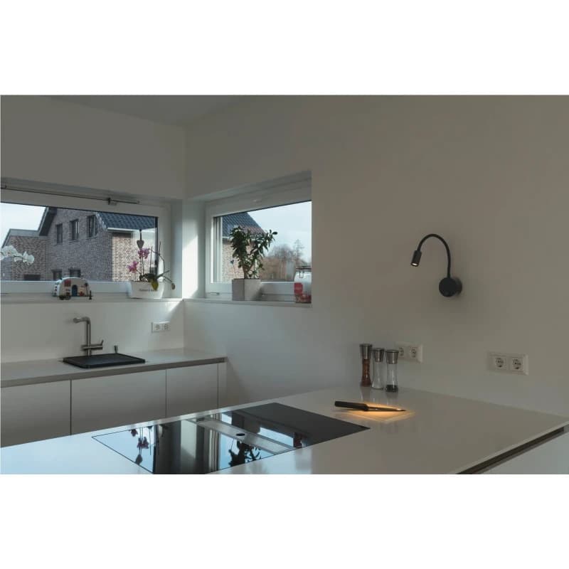 SLV LED Wandlamp | 1.9W 2700K 100lm 827 | IP20 Zwart | DIO FLEX thumbnail 2