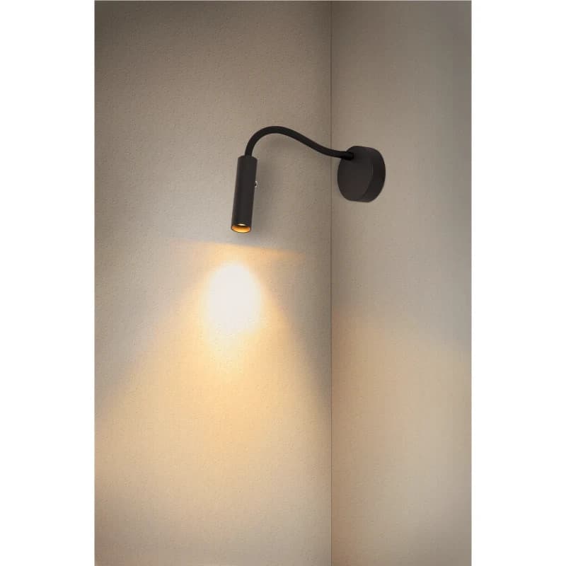 SLV LED Wandlamp | 5.8W 3000K 380lm 930 | IP20 Dimbaar Zwart | KARPO