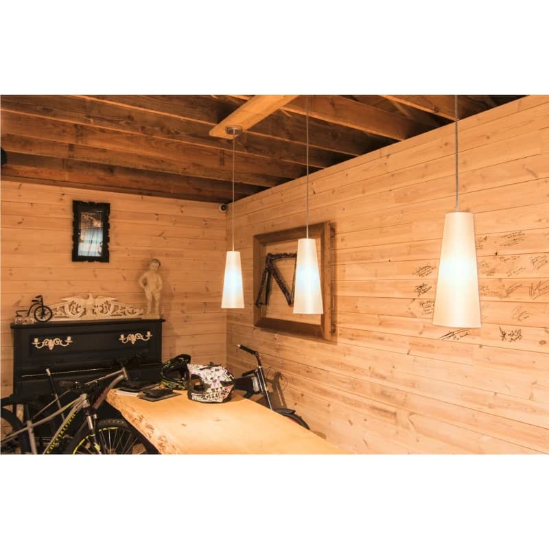 SLV Onderdeel | Plafondrozet, 1 uitgang, rond, chroom, incl. trekontlasting | FITU