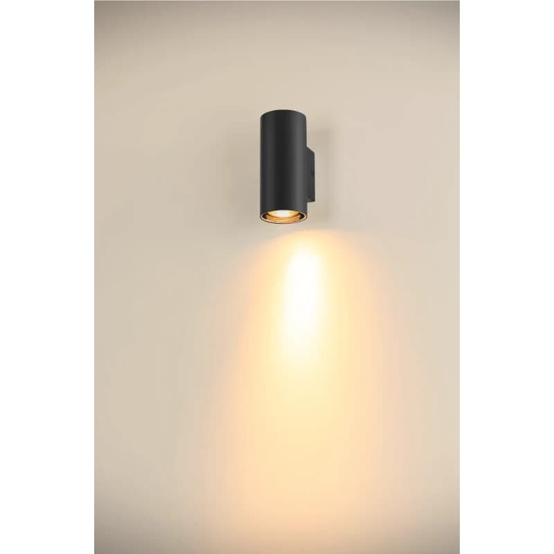 SLV LED Wandlamp | 1X GU10 Max 10W  | IP20 Dimbaar Zwart | ASTO